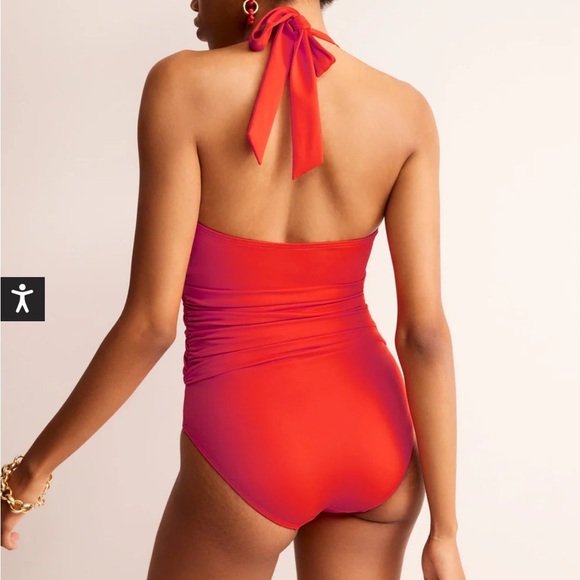 Boden Red Women's One Piece Swimsuit - Picture 2 of 7